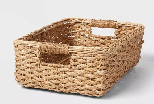 Braided Seagrass Folio Bin - Brightroom™