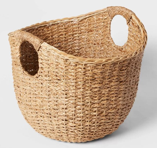 Large Round Braided Seagrass Basket - Brightroom™