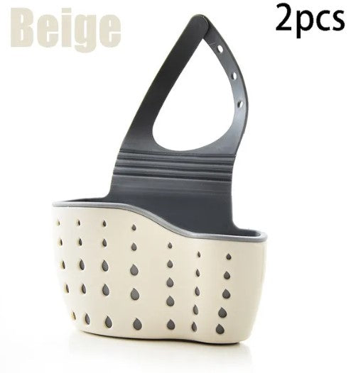 Drainage basket kitchen creative sink storage rack sink for wash dishes storage rack faucet hanging bag adjustable hang basket