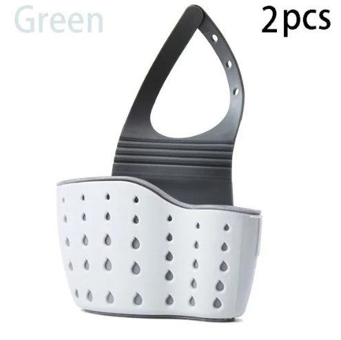 Drainage basket kitchen creative sink storage rack sink for wash dishes storage rack faucet hanging bag adjustable hang basket