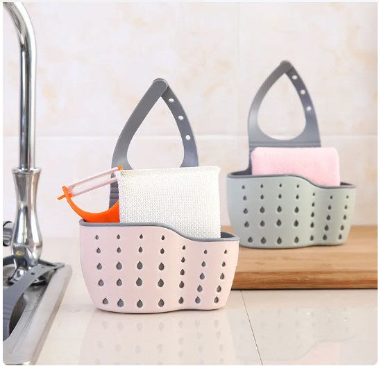 Drainage basket kitchen creative sink storage rack sink for wash dishes storage rack faucet hanging bag adjustable hang basket